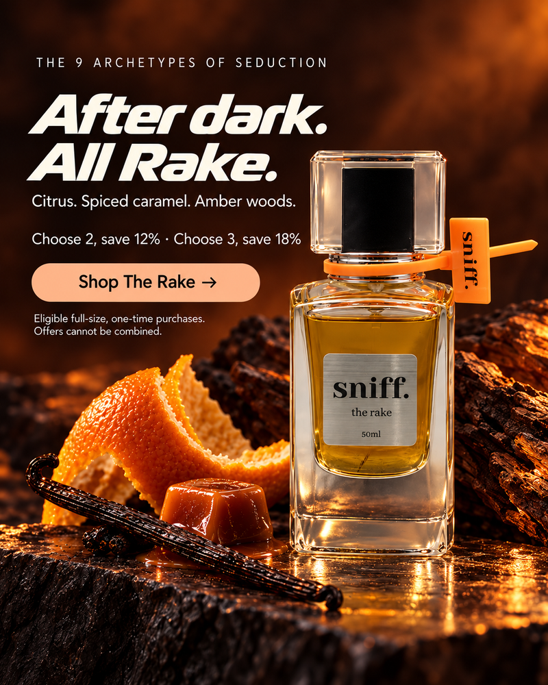 After dark. All Rake. Discover the 9 Archetypes of Seduction.