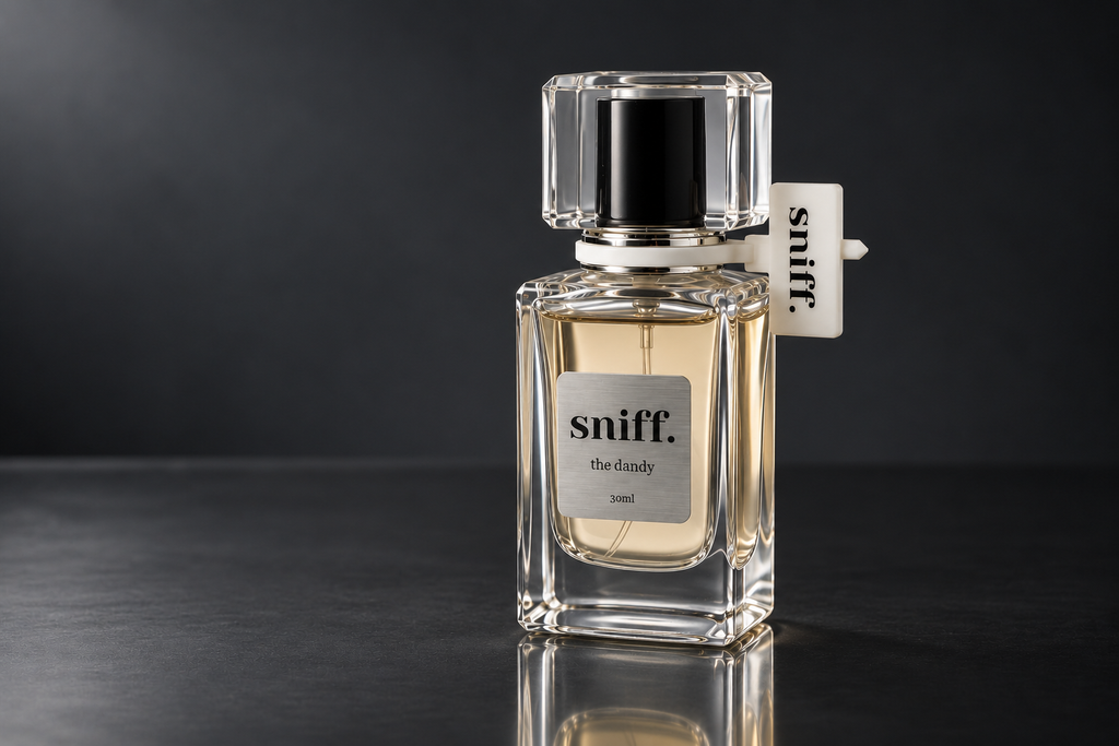 The Dandy — three-quarter angled view. 30ml bottle pictured.
