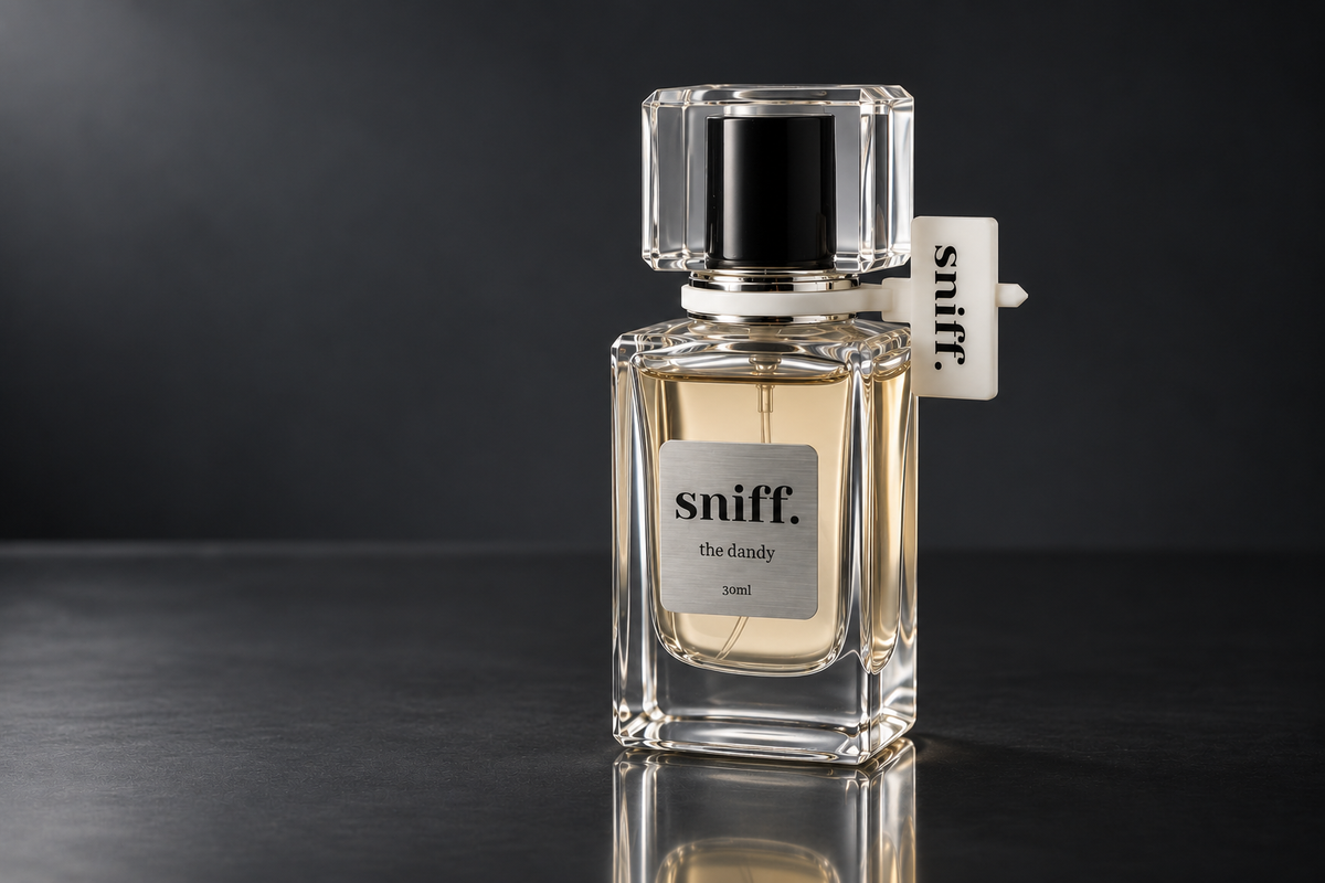 The Dandy — three-quarter angled view. 30ml bottle pictured.