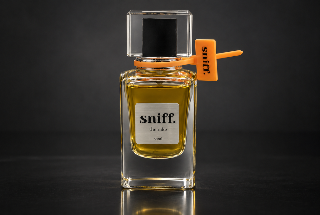 The Rake — bottle detail
